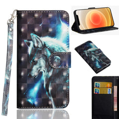 3D Painting Pattern Horizontal Flip TPU + PU Leather Case with Holder & Card Slots & Wallet, For iPhone 12 mini, For iPhone 12 / 12 Pro, For iPhone 12 Pro Max