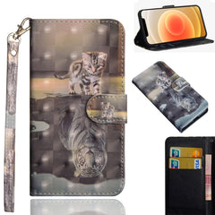 3D Painting Pattern Horizontal Flip TPU + PU Leather Case with Holder & Card Slots & Wallet, For iPhone 12 mini, For iPhone 12 / 12 Pro, For iPhone 12 Pro Max