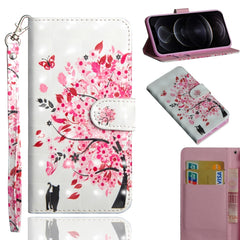 3D Painting Pattern Horizontal Flip TPU + PU Leather Case with Holder & Card Slots & Wallet, For iPhone 12 mini, For iPhone 12 / 12 Pro, For iPhone 12 Pro Max