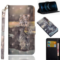 3D Painting Pattern Horizontal Flip TPU + PU Leather Case with Holder & Card Slots & Wallet, For iPhone 12 mini, For iPhone 12 / 12 Pro, For iPhone 12 Pro Max