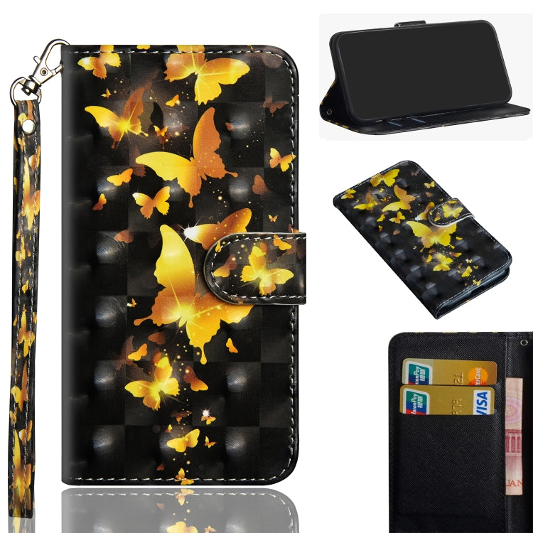 3D Painting Pattern Horizontal Flip TPU + PU Leather Case with Holder & Card Slots & Wallet, For Samsung Galaxy Note 20, For Samsung Galaxy Note 20 Ultra