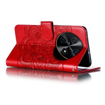 Sun Mandala Embossing Pattern Phone Leather Case, For Huawei Enjoy 70 Pro, For Huawei Enjoy 70, For Huawei Nova 12 Pro
