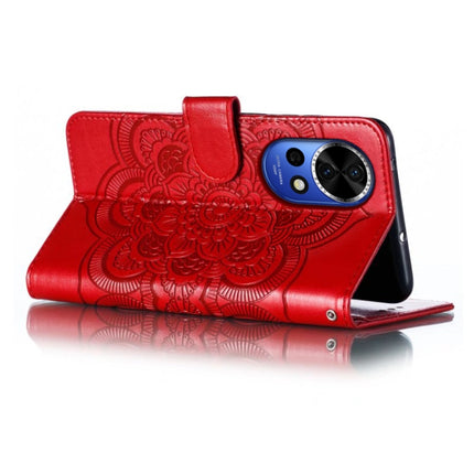 Sun Mandala Embossing Pattern Phone Leather Case, For Huawei Nova 12
