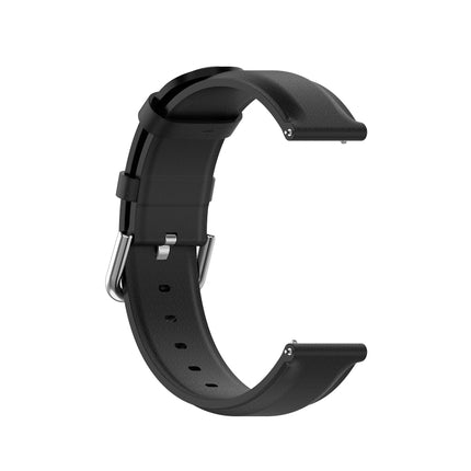Round Tail Leather Strap, Size: Free Size 20mm, For Galaxy Watch 3 41mm
