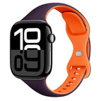 For Apple Watch Series 10 42mm / Dark Purple Orange