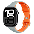 For Apple Watch Series 10 42mm / Echeveria Blue Orange