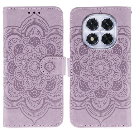 Sun Mandala Embossing Pattern Phone Leather Case, For Redmi A5 4G 171.7mm / Poco C71 4G, For Redmi Note 14 4G 164.84mm, For Redmi Note 14 Pro 4G / 5G / Note 14 Pro+