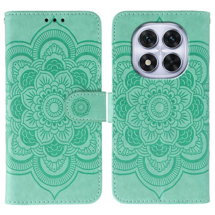 Sun Mandala Embossing Pattern Phone Leather Case, For Redmi A5 4G 171.7mm / Poco C71 4G, For Redmi Note 14 4G 164.84mm, For Redmi Note 14 Pro 4G / 5G / Note 14 Pro+