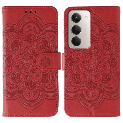 Sun Mandala Embossing Pattern Phone Leather Case, For Redmi 15C 5G / 4G EU 173mm, For Redmi 15 5G Global / 15 4G SEA, For Redmi 15 5G / 4G EU 171mm
