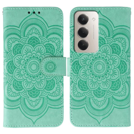 Sun Mandala Embossing Pattern Phone Leather Case, For Redmi 15C 5G / 4G EU 173mm, For Redmi 15 5G Global / 15 4G SEA, For Redmi 15 5G / 4G EU 171mm