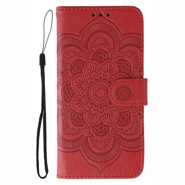 Sun Mandala Embossing Pattern Phone Leather Case, For Redmi 15C 5G / 4G EU 173mm, For Redmi 15 5G Global / 15 4G SEA, For Redmi 15 5G / 4G EU 171mm