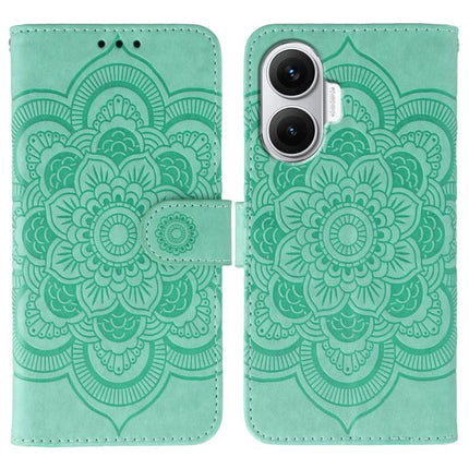Sun Mandala Embossing Pattern Phone Leather Case, For Redmi 15C 5G / 4G Global 171mm, For Redmi Turbo 4 Pro 5G / Poco F7, For Redmi A5 4G 173.3mm