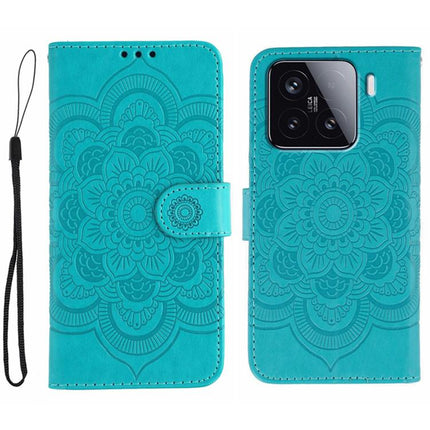 Sun Mandala Embossing Pattern Phone Leather Case, For Xiaomi 15, For Xiaomi 14T Pro, For Xiaomi 14T