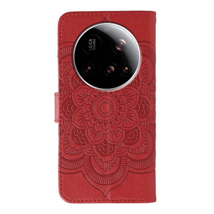 Sun Mandala Embossing Pattern Phone Leather Case, For Xiaomi 15 Ultra, For Xiaomi Poco X7 Pro, For Xiaomi 15 Pro