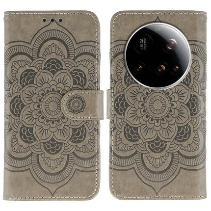 Sun Mandala Embossing Pattern Phone Leather Case, For Xiaomi 15 Ultra, For Xiaomi Poco X7 Pro, For Xiaomi 15 Pro