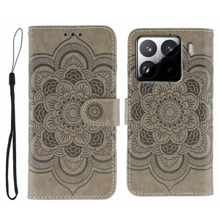 Sun Mandala Embossing Pattern Phone Leather Case, For Xiaomi 15 Ultra, For Xiaomi Poco X7 Pro, For Xiaomi 15 Pro