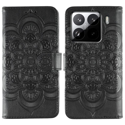 Sun Mandala Embossing Pattern Phone Leather Case, For Xiaomi 15 Ultra, For Xiaomi Poco X7 Pro, For Xiaomi 15 Pro