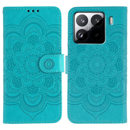 Sun Mandala Embossing Pattern Phone Leather Case, For Xiaomi 15 Ultra, For Xiaomi Poco X7 Pro, For Xiaomi 15 Pro