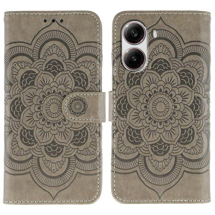 Sun Mandala Embossing Pattern Phone Leather Case, For Xiaomi 15 Ultra, For Xiaomi Poco X7 Pro, For Xiaomi 15 Pro