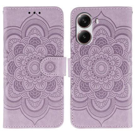 Sun Mandala Embossing Pattern Phone Leather Case, For Xiaomi 15 Ultra, For Xiaomi Poco X7 Pro, For Xiaomi 15 Pro