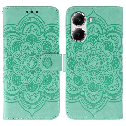 Sun Mandala Embossing Pattern Phone Leather Case, For Xiaomi 15 Ultra, For Xiaomi Poco X7 Pro, For Xiaomi 15 Pro