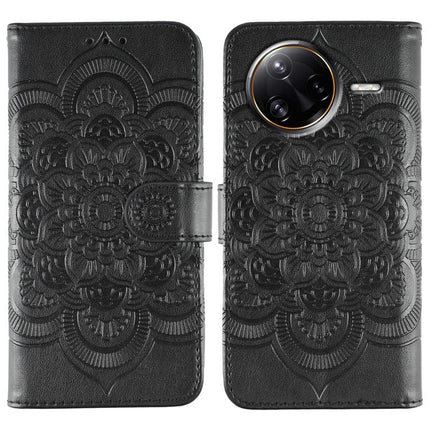Sun Mandala Embossing Pattern Phone Leather Case, For Xiaomi 15T 5G, For Xiaomi Poco F7 Ultra / Redmi K80 Pro, For Xiaomi Poco F7 Pro / Redmi K80