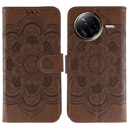 Sun Mandala Embossing Pattern Phone Leather Case, For Xiaomi 15T 5G, For Xiaomi Poco F7 Ultra / Redmi K80 Pro, For Xiaomi Poco F7 Pro / Redmi K80