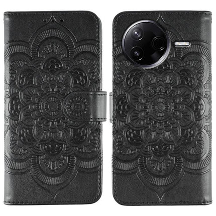 Sun Mandala Embossing Pattern Phone Leather Case, For Xiaomi 15T 5G, For Xiaomi Poco F7 Ultra / Redmi K80 Pro, For Xiaomi Poco F7 Pro / Redmi K80