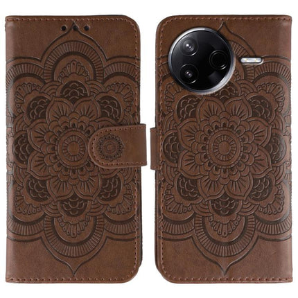 Sun Mandala Embossing Pattern Phone Leather Case, For Xiaomi 15T 5G, For Xiaomi Poco F7 Ultra / Redmi K80 Pro, For Xiaomi Poco F7 Pro / Redmi K80