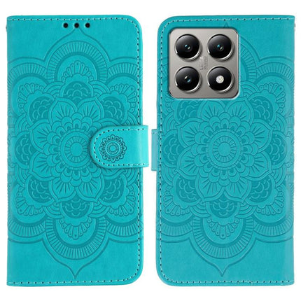 Sun Mandala Embossing Pattern Phone Leather Case, For Xiaomi 15, For Xiaomi 14T Pro, For Xiaomi 14T