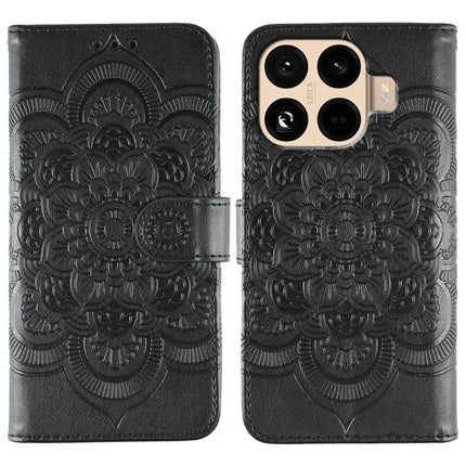 Sun Mandala Embossing Pattern Phone Leather Case, For Xiaomi 17 Pro, For Xiaomi 17, For Xiaomi 15T Pro 5G