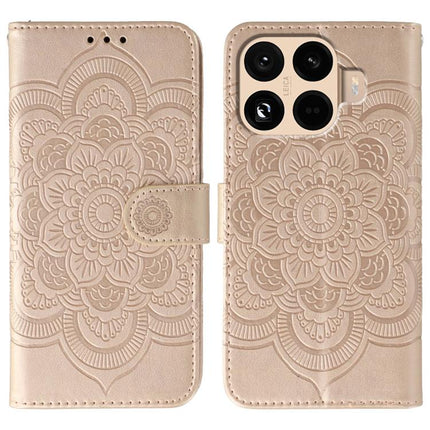Sun Mandala Embossing Pattern Phone Leather Case, For Xiaomi 17 Pro, For Xiaomi 17, For Xiaomi 15T Pro 5G