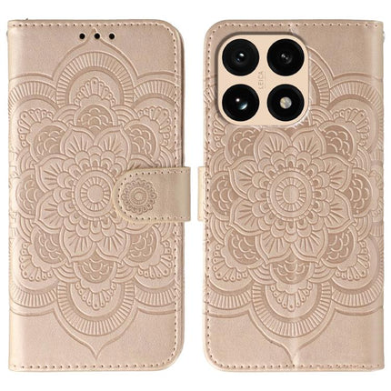Sun Mandala Embossing Pattern Phone Leather Case, For Xiaomi 15T 5G, For Xiaomi Poco F7 Ultra / Redmi K80 Pro, For Xiaomi Poco F7 Pro / Redmi K80
