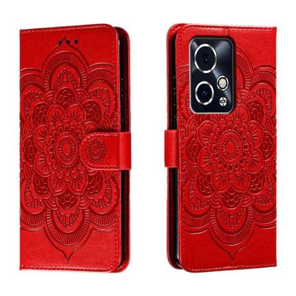 Sun Mandala Embossing Pattern Phone Leather Case, For Honor X9b / X50 / Magic6 Lite / X50 GT, For Honor X8B, For Honor 90 GT