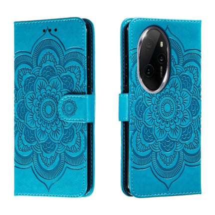 Sun Mandala Embossing Pattern Phone Leather Case, For Honor 100 Pro, For Honor 100, For Honor X50i+