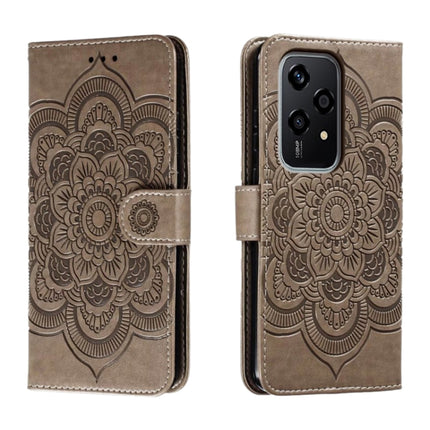 Sun Mandala Embossing Pattern Phone Leather Case, For Honor Magic7 Pro, For Honor Play 60 Plus / 200 Smart / X7C, For Honor 200 Lite Global