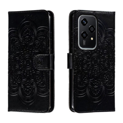 Sun Mandala Embossing Pattern Phone Leather Case, For Honor Magic7 Pro, For Honor Play 60 Plus / 200 Smart / X7C, For Honor 200 Lite Global