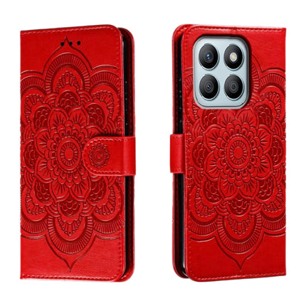 Sun Mandala Embossing Pattern Phone Leather Case, For Honor X9b / X50 / Magic6 Lite / X50 GT, For Honor X8B, For Honor 90 GT