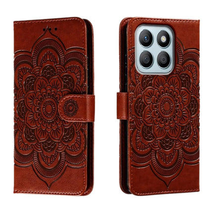 Sun Mandala Embossing Pattern Phone Leather Case, For Honor X9b / X50 / Magic6 Lite / X50 GT, For Honor X8B, For Honor 90 GT
