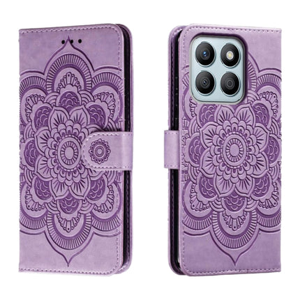 Sun Mandala Embossing Pattern Phone Leather Case, For Honor X9b / X50 / Magic6 Lite / X50 GT, For Honor X8B, For Honor 90 GT