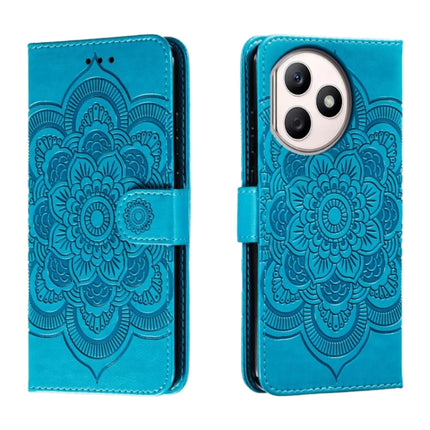 Sun Mandala Embossing Pattern Phone Leather Case, For Honor 100 Pro, For Honor 100, For Honor X50i+