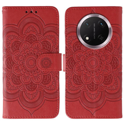 Sun Mandala Embossing Pattern Phone Leather Case, For Honor 400 Lite Global, For Honor 400 Global 156.5mm, For Honor Magic7 Lite