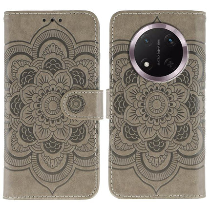 Sun Mandala Embossing Pattern Phone Leather Case, For Honor 400 Lite Global, For Honor 400 Global 156.5mm, For Honor Magic7 Lite