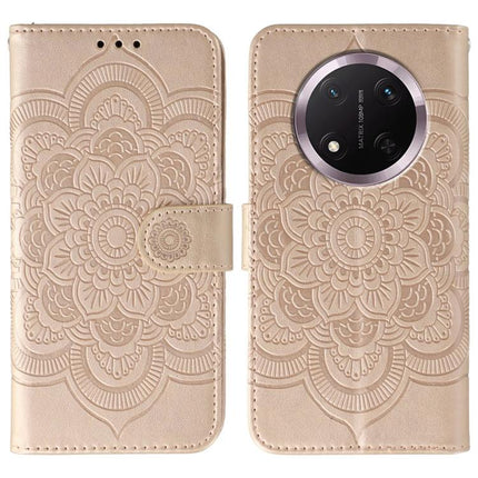 Sun Mandala Embossing Pattern Phone Leather Case, For Honor 400 Lite Global, For Honor 400 Global 156.5mm, For Honor Magic7 Lite