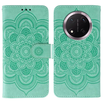 Sun Mandala Embossing Pattern Phone Leather Case, For Honor 400 Lite Global, For Honor 400 Global 156.5mm, For Honor Magic7 Lite