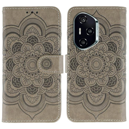Sun Mandala Embossing Pattern Phone Leather Case, For Honor 400 Lite Global, For Honor 400 Global 156.5mm, For Honor Magic7 Lite