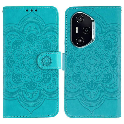 Sun Mandala Embossing Pattern Phone Leather Case, For Honor 400 Lite Global, For Honor 400 Global 156.5mm, For Honor Magic7 Lite