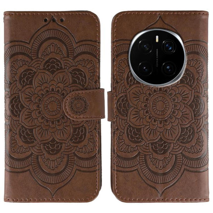Sun Mandala Embossing Pattern Phone Leather Case, For Honor Magic7 Pro, For Honor Play 60 Plus / 200 Smart / X7C, For Honor 200 Lite Global