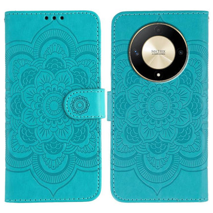Sun Mandala Embossing Pattern Phone Leather Case, For Honor X9b / X50 / Magic6 Lite / X50 GT, For Honor X8B, For Honor 90 GT