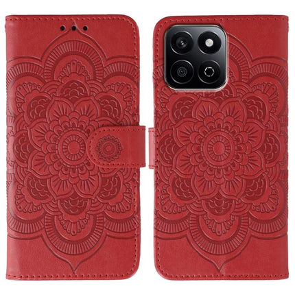 Sun Mandala Embossing Pattern Phone Leather Case, For Honor Magic7 Pro, For Honor Play 60 Plus / 200 Smart / X7C, For Honor 200 Lite Global